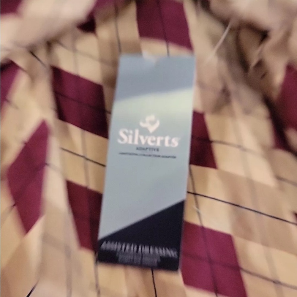 Silvert’s Clothing Mens Open Back Adaptive Hospital Patient Night Gown - Picture 10 of 14